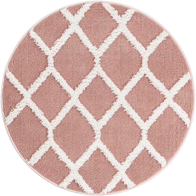 Kirkwood · Diamond rug, pink
