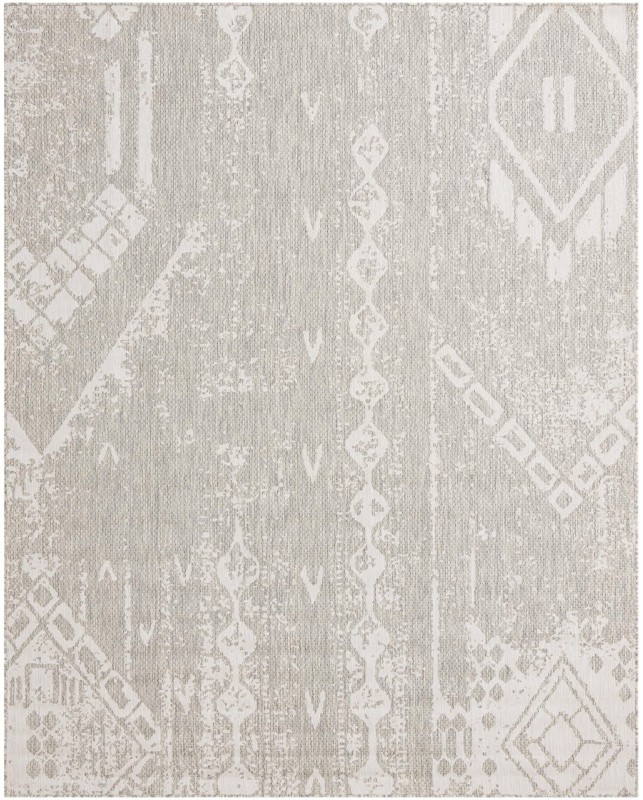 7' 10 x 10' Wildman · Diamond Outdoor Rug, gray