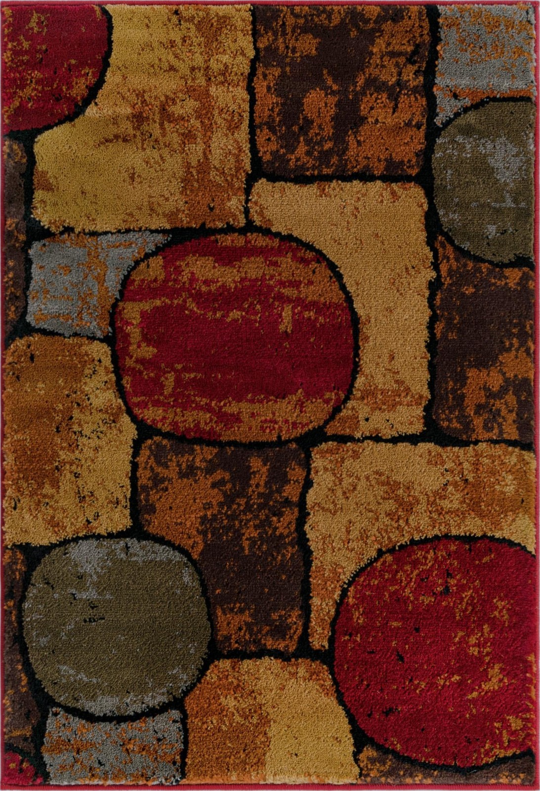 2' x 3' Eagan · Abstract rug, multi