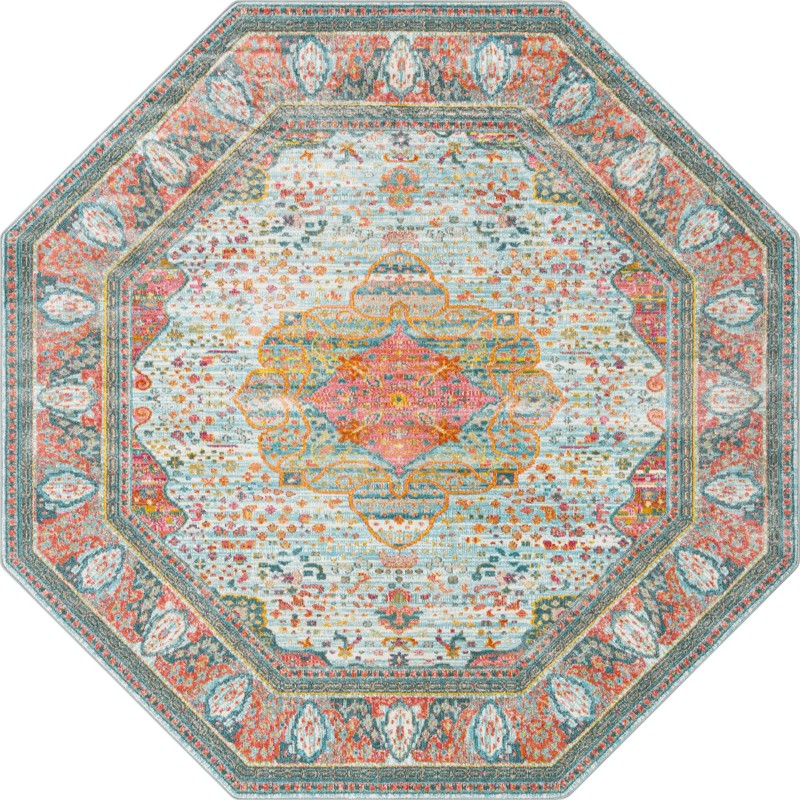 8' x 8' Lanier · Border rug