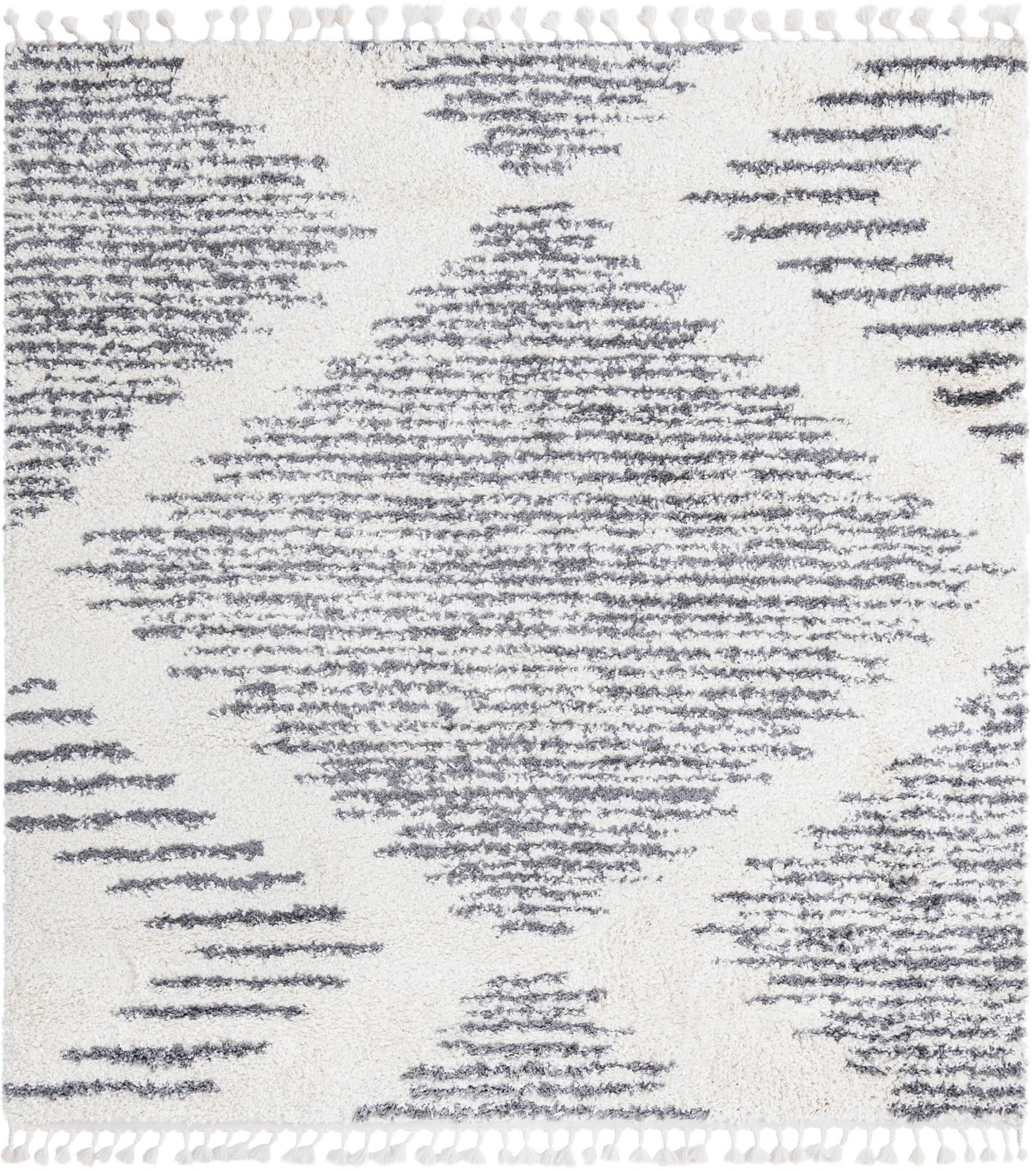 7' 10 x 7' 10 Cobble · Diamond Shag Rug