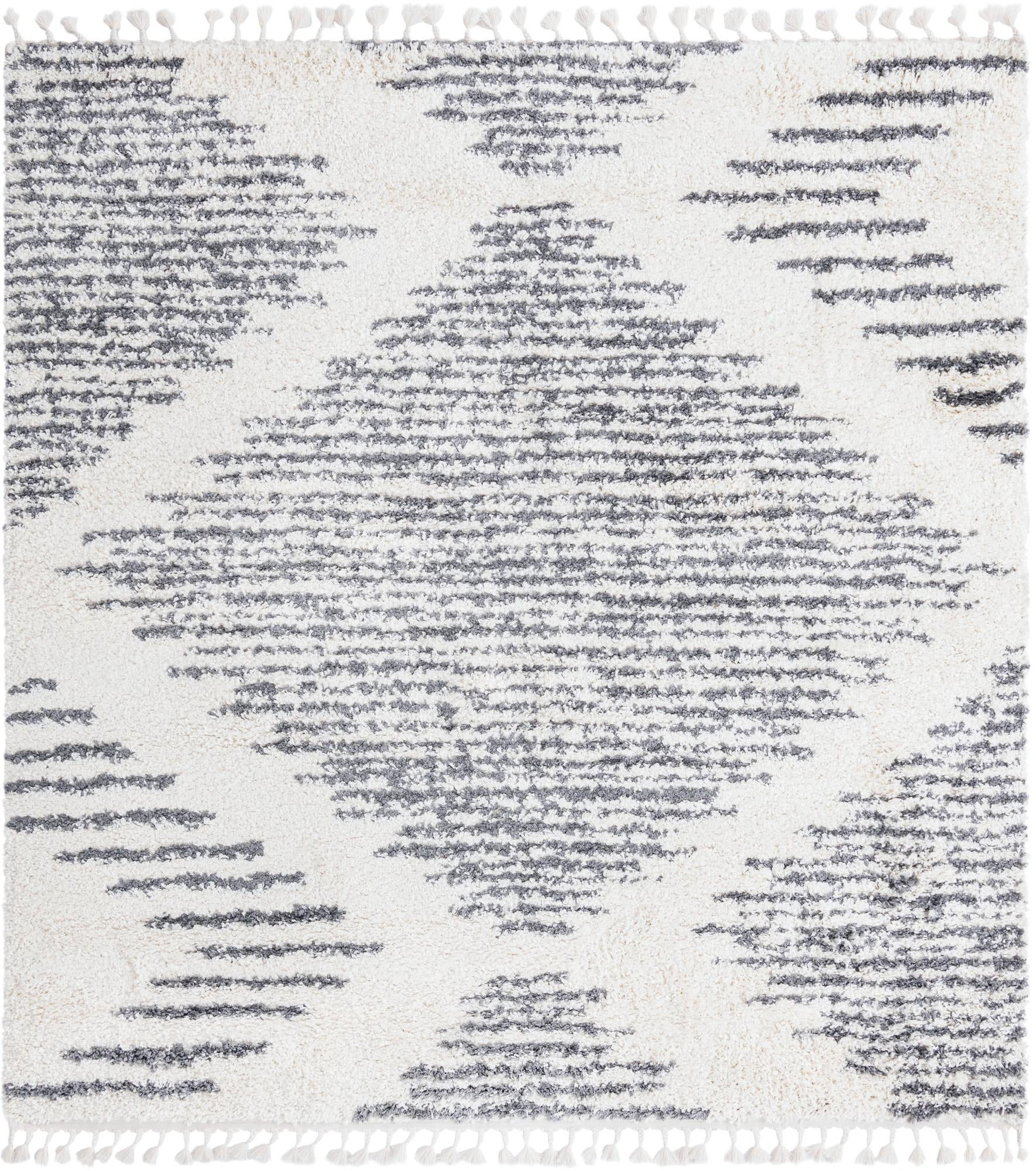 7' 10 x 7' 10 Cobble · Diamond Shag Rug