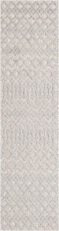 Creed · Geometric lattice Outdoor Rug, gray