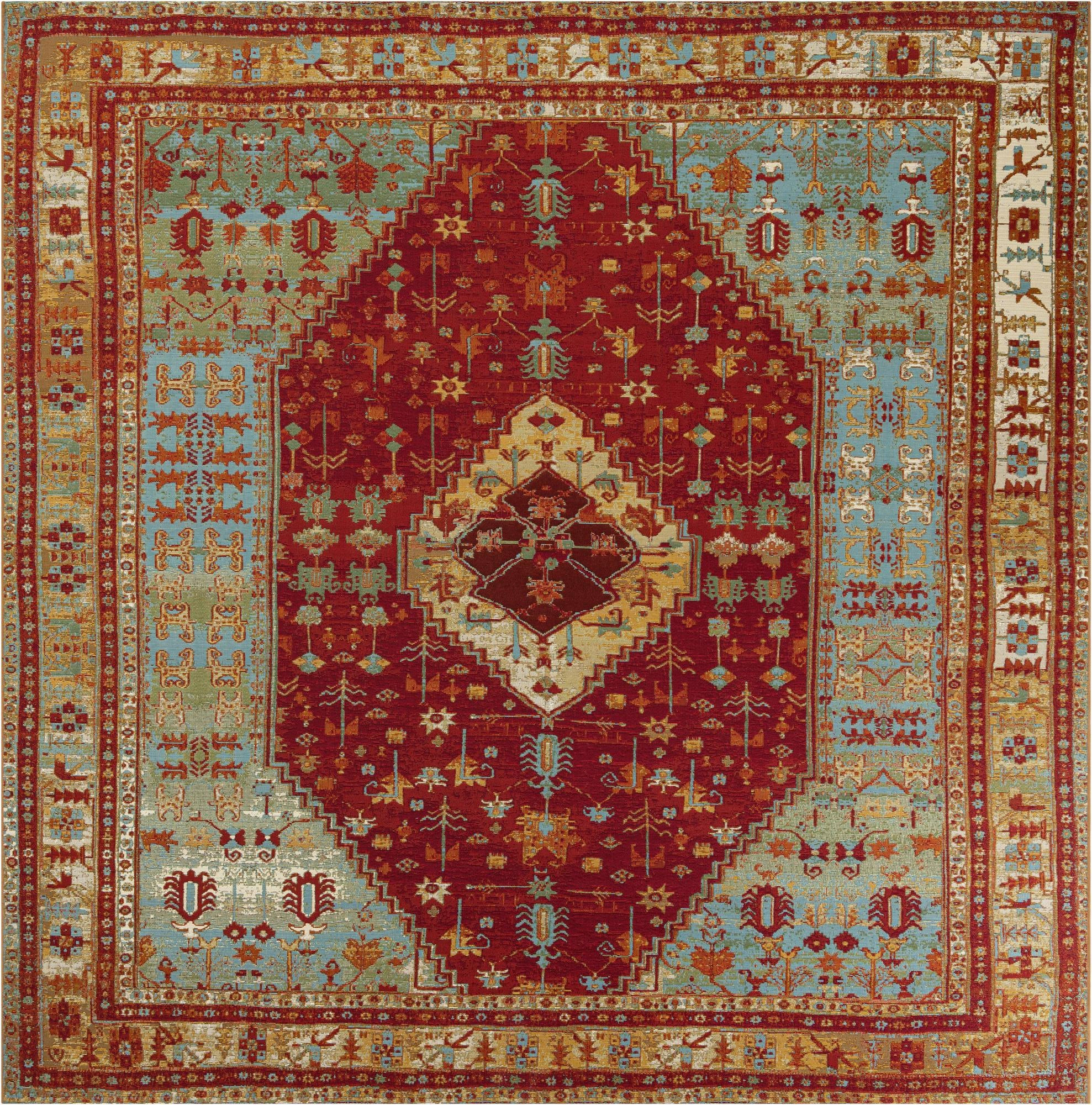 10' x 10' Lomax · Border Outdoor Rug