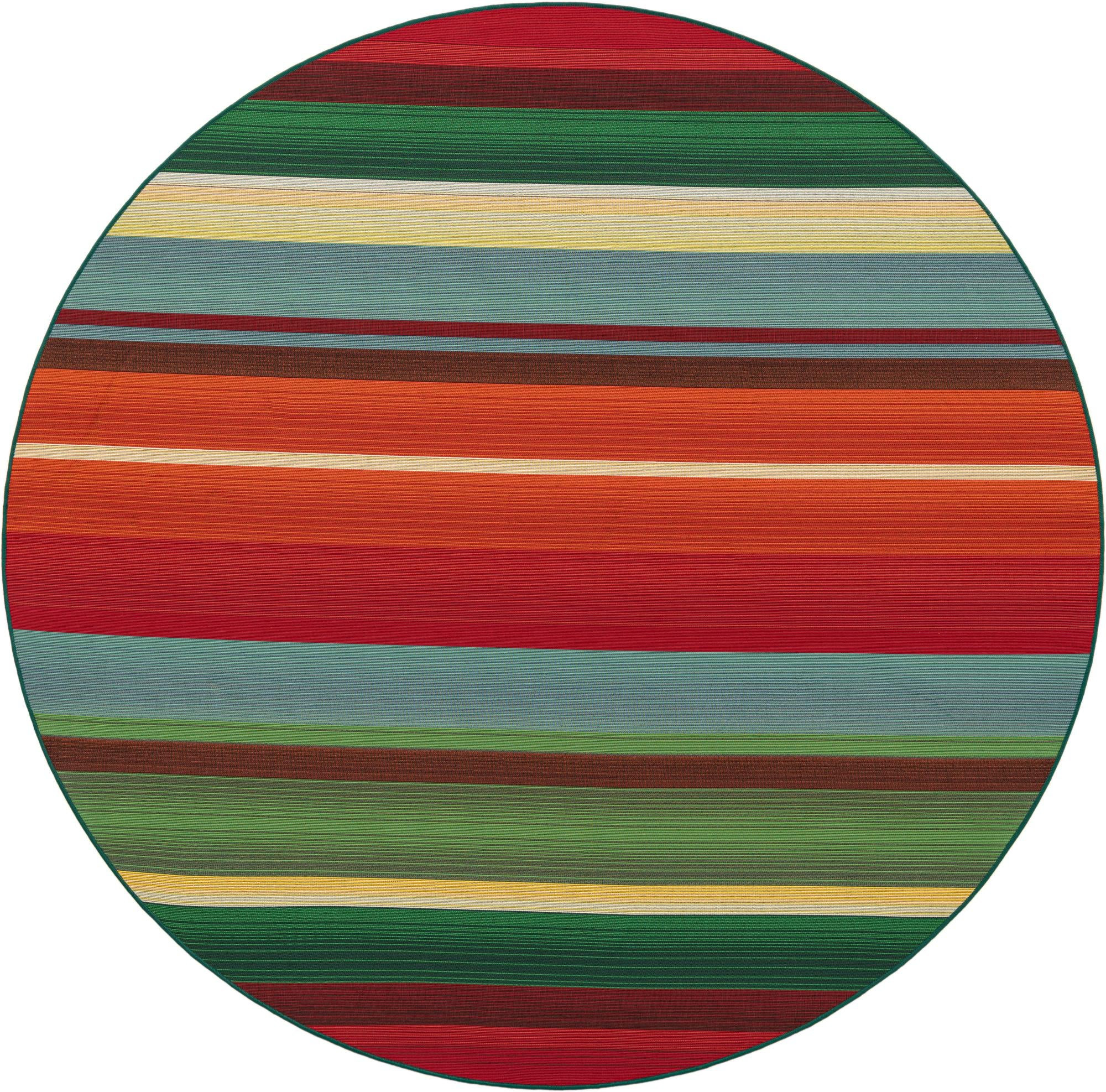 7' x 7' Lomax · Abstract Outdoor Rug