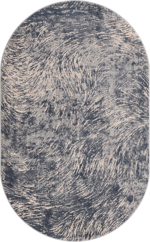5' x 8' Redlands · Abstract rug, grey