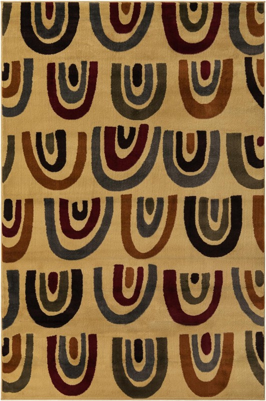 2' x 3' Foxley · Geometric rug, cream