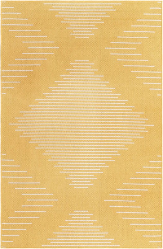 Harlow · Diamond Outdoor Rug, yellow