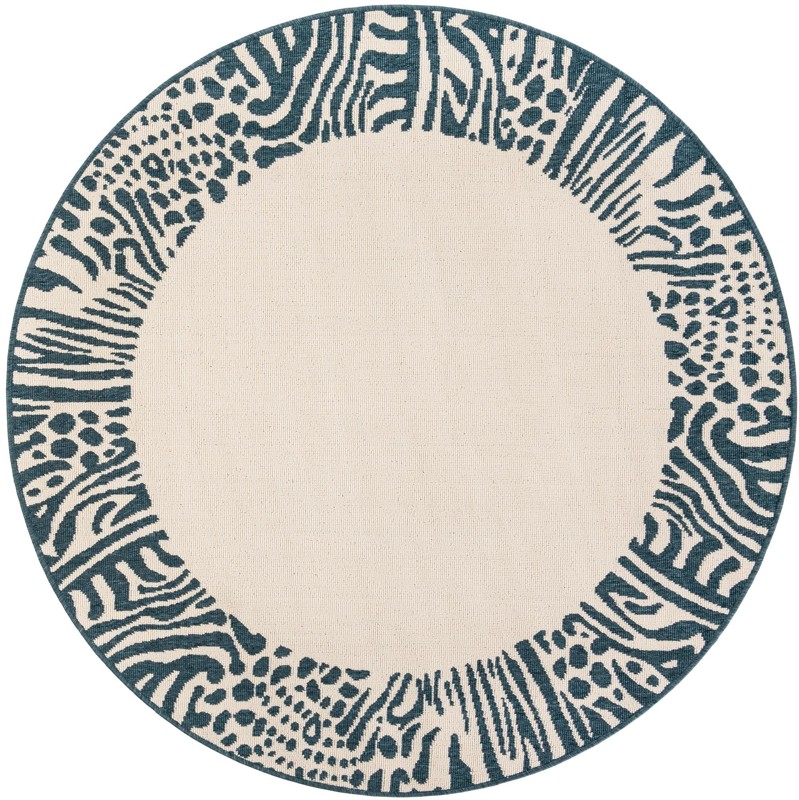 Carlisle · Animal print Outdoor Rug, ivory