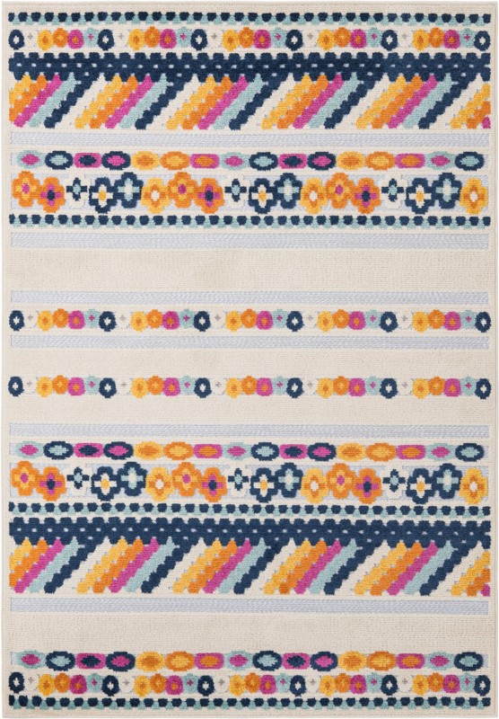 5' 3 x 8' Tanner · Geometric Outdoor Rug, gray