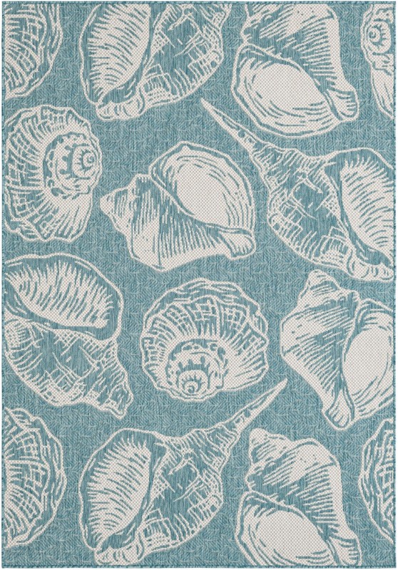 5' 3 x 8' Arcata · Pictoral Outdoor Rug, aqua
