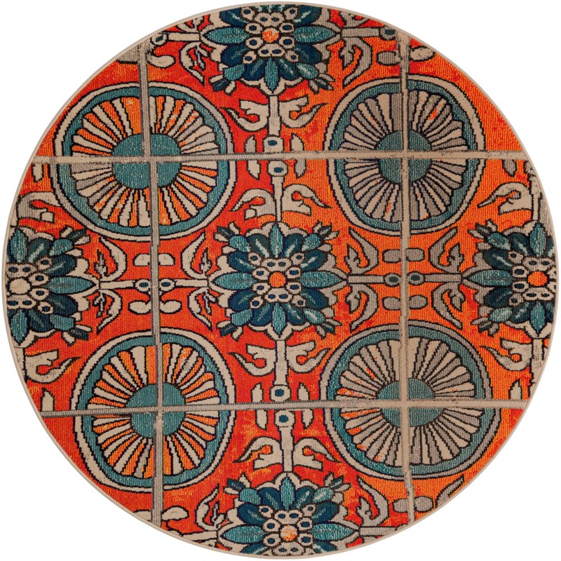 Atherton · Floral / botanical Washable Rug