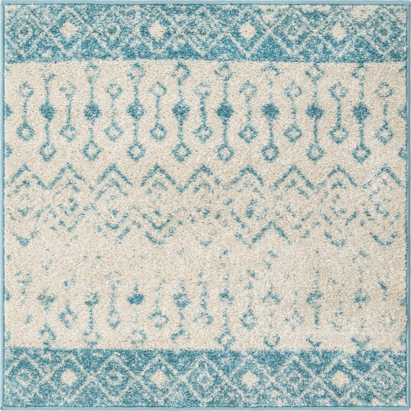 3' x 3' Vernon · Border rug