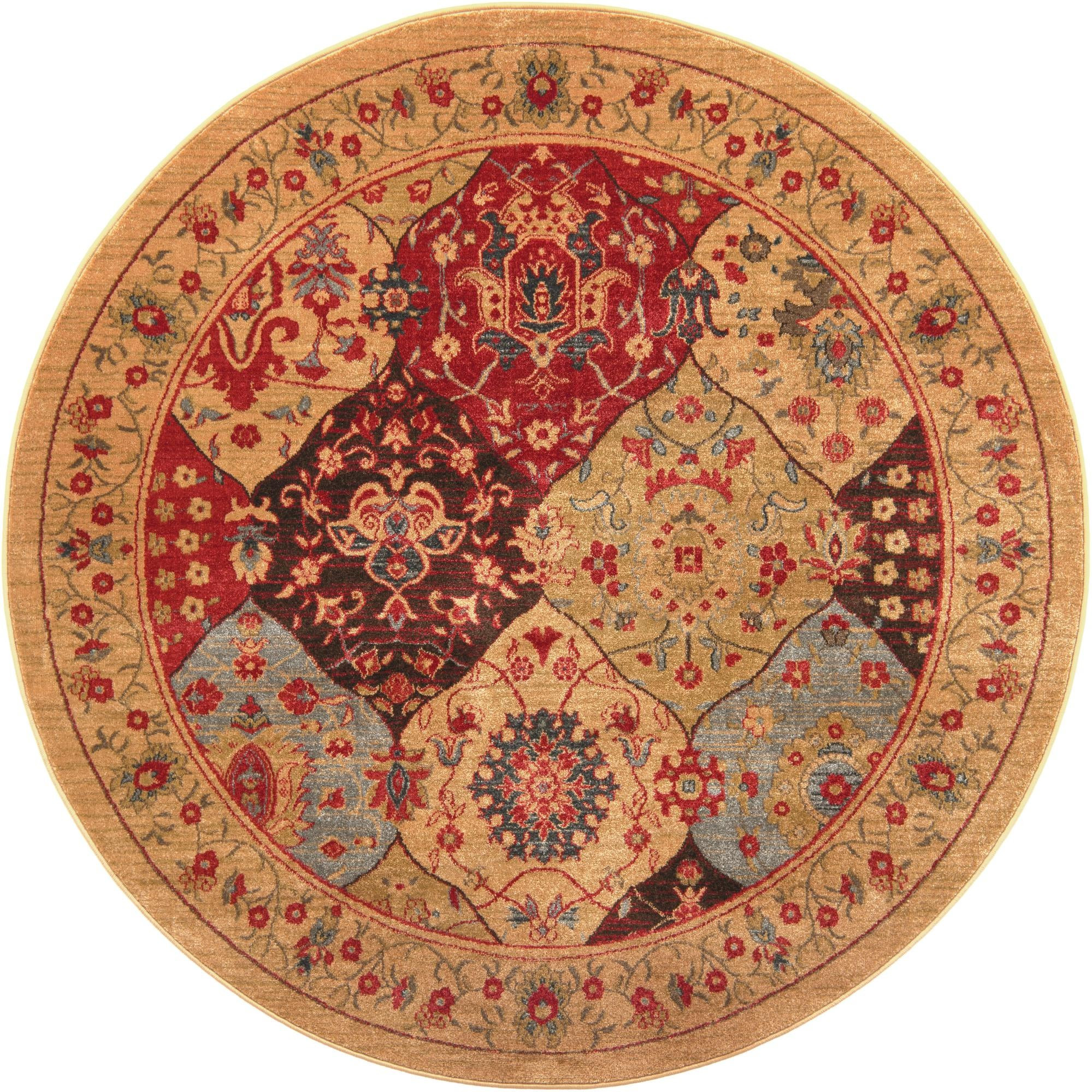 6' x 6' Gladstone · Border rug