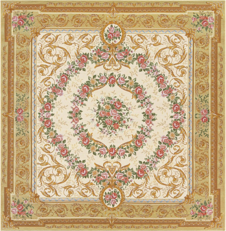 7' 10 x 7' 10 Lomax · Floral / botanical Outdoor Rug