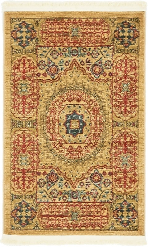 2' x 3' Wicker · Border rug