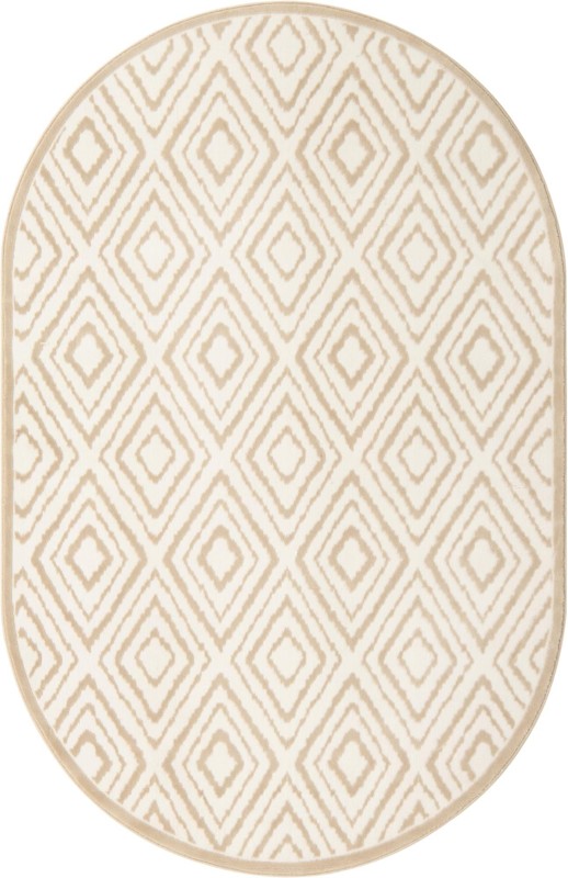5' 3 x 8' Brattleboro · Diamond rug, snow white