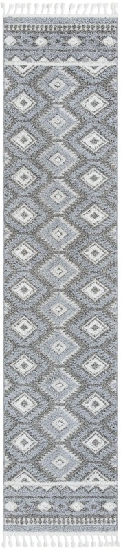 Bernard · Border rug, gray