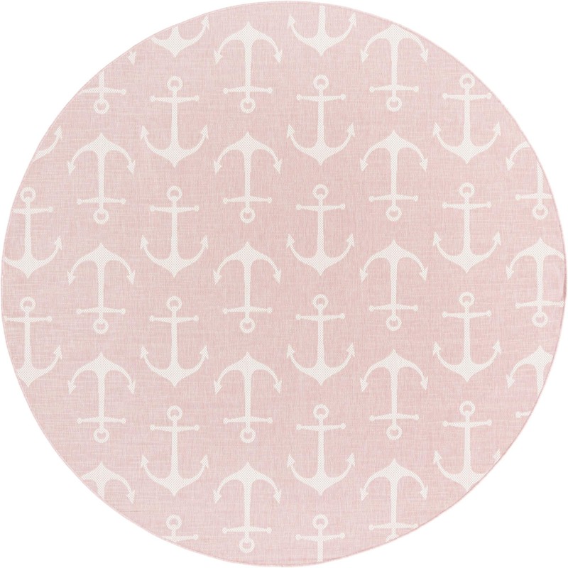 10' x 10' Millbrook · Pictoral Outdoor Rug, pink