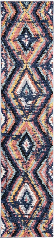 Briggs · Diamond rug, blue