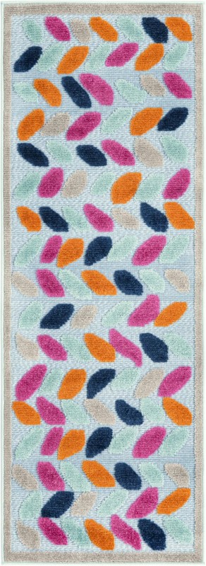 Boyd · Abstract Outdoor Rug, blue