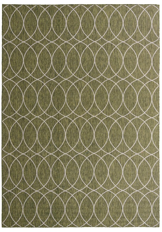 10' x 14' Atkins · Geometric Outdoor Rug, green
