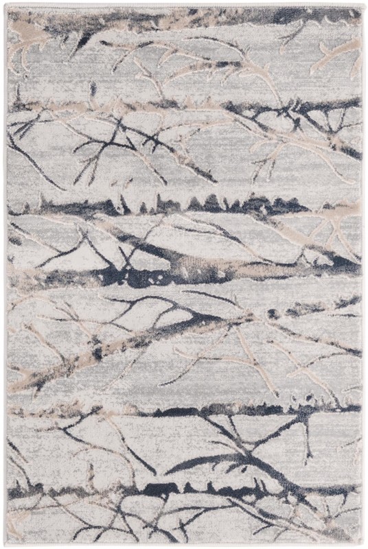 Zane · Abstract rug, gray