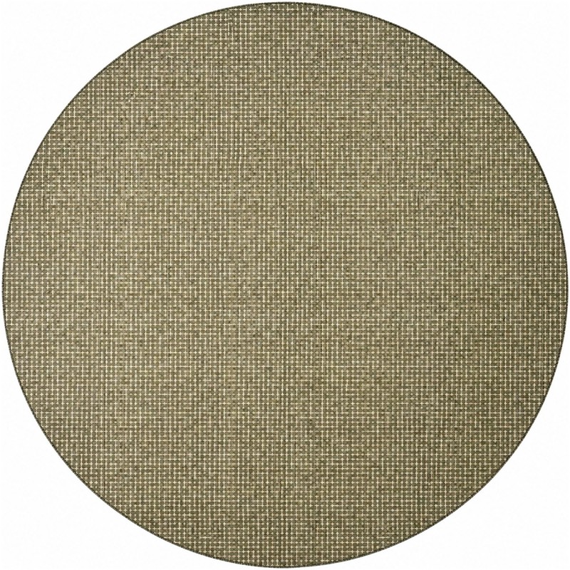 10' x 10' Loam · Checkered Outdoor Rug, green