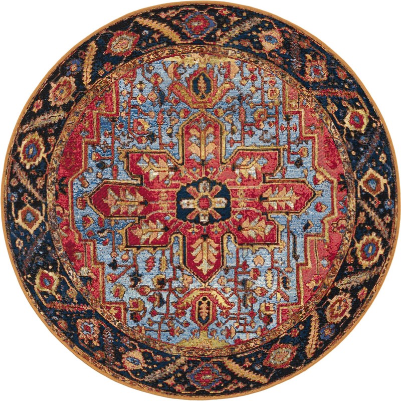 4' x 4' Lomax · Border Outdoor Rug