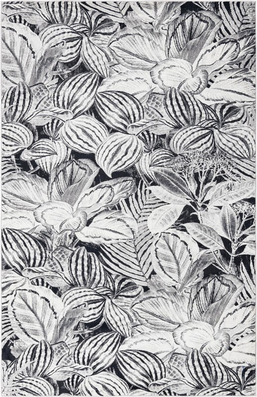 5' 3 x 7' 10 Herrick · Floral / botanical rug, charcoal