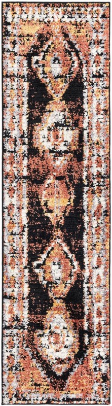 2' x 7' 10 Corbin · Medallion rug, terracotta