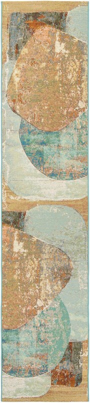 2' 7 x 12' Lomax · Abstract Outdoor Rug
