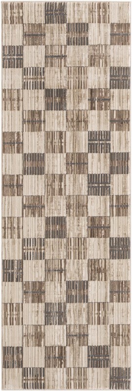 Osgood · Checkered rug, shoji beige