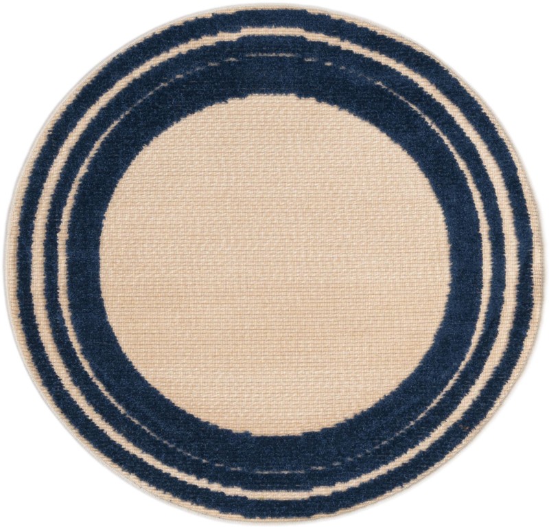 Walnut · Border Outdoor Rug, beige
