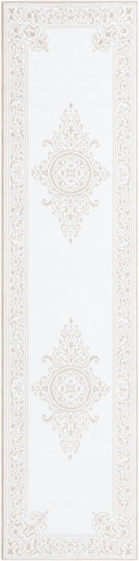 Bunting · Medallion rug, snow white and beige