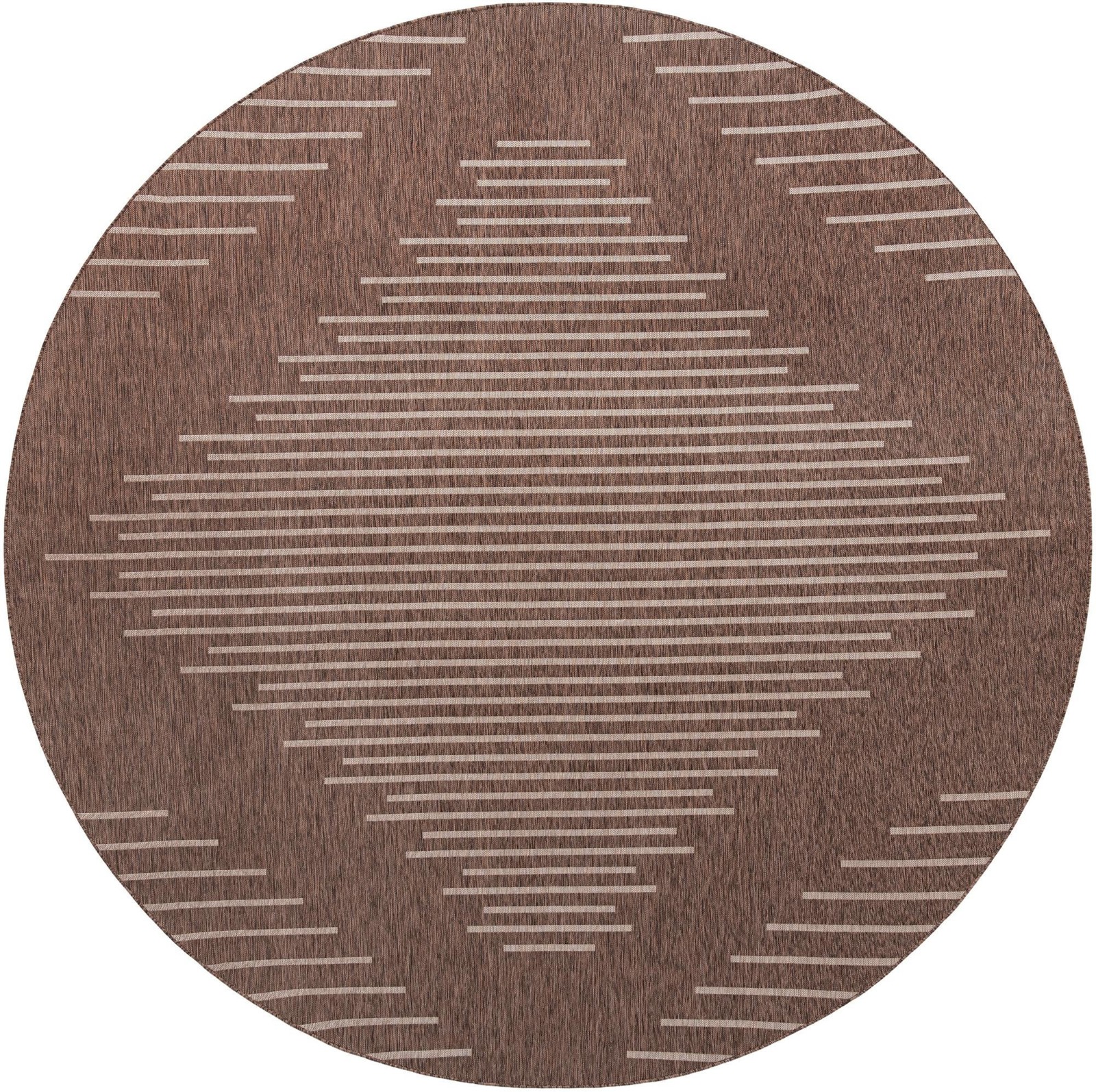 13' x 13' Harlow · Diamond Outdoor Rug, brown