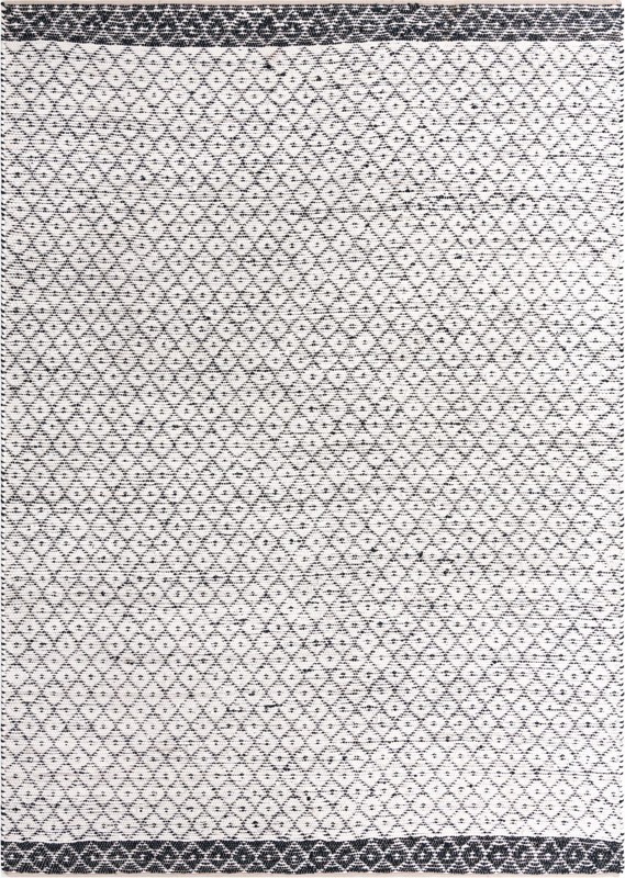 Grove · Border Chindi Rug, ivory