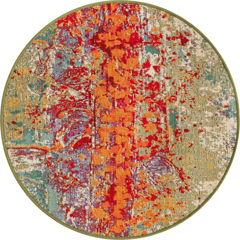 2' 7 x 2' 7 Lomax · Abstract Outdoor Rug