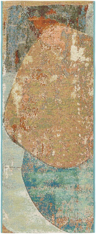 2' x 5' 1 Lomax · Abstract Outdoor Rug