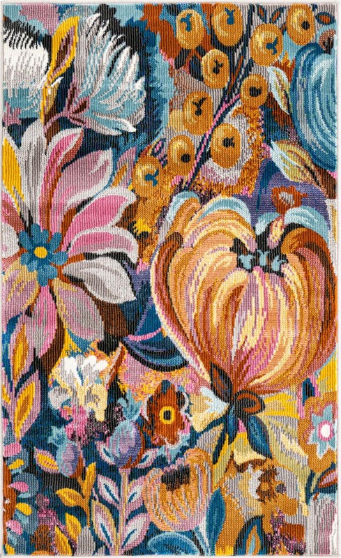 2' x 3' Wheatley · Floral / botanical rug, multi