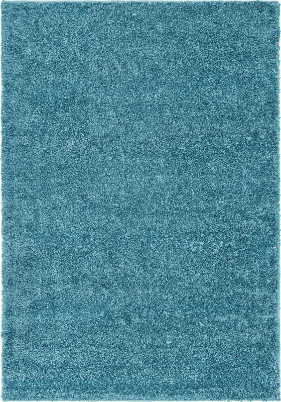 4' x 6' Calvert · Solid Shag Rug, turquoise