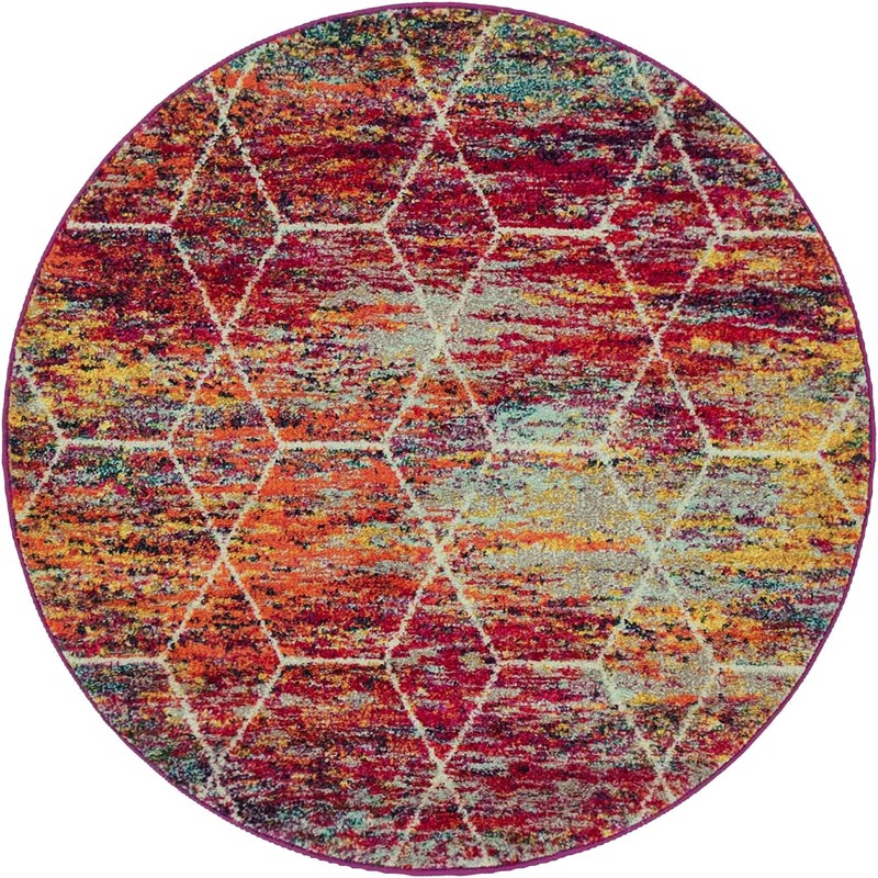 4' x 4' Galloway · Abstract rug