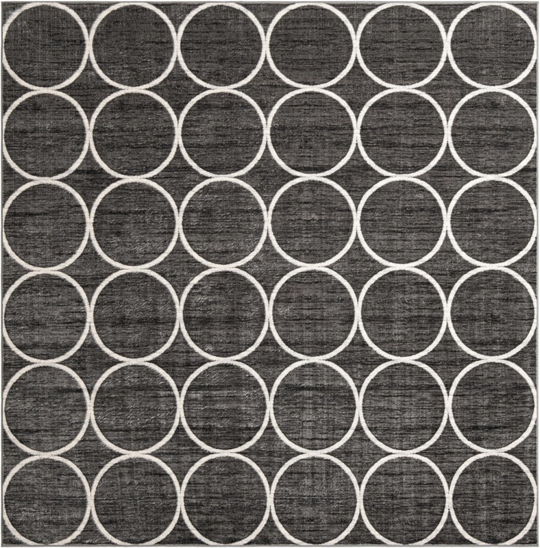10' x 10' Corvallis · Geometric rug, grey