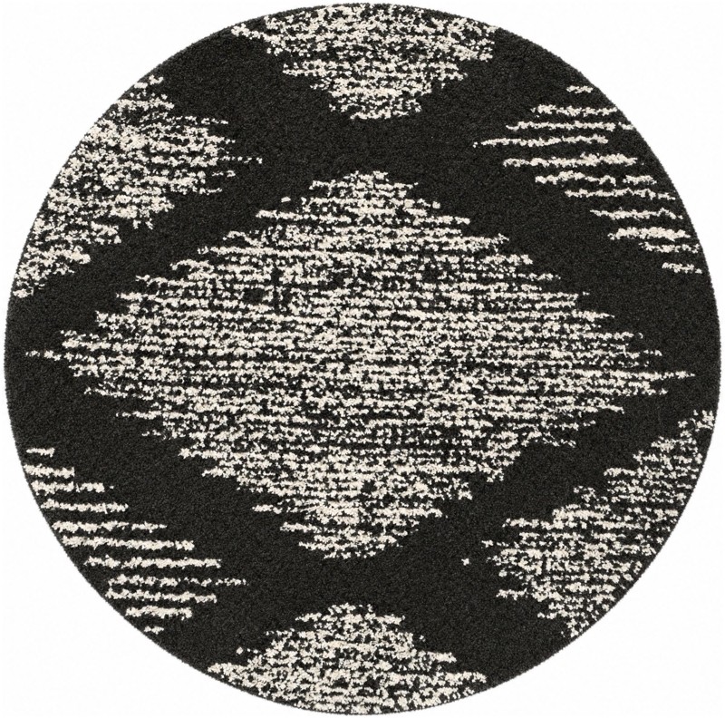 6' x 6' Cobble · Diamond Shag Rug