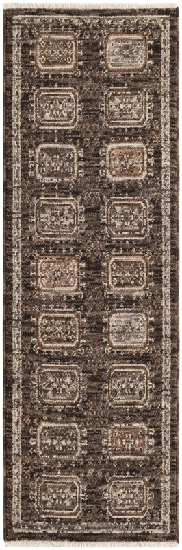 Oakley · Medallion rug, gray and brown