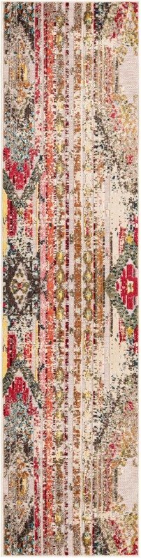 2' 7 x 10' Cleary · Abstract Outdoor Rug, multi beige