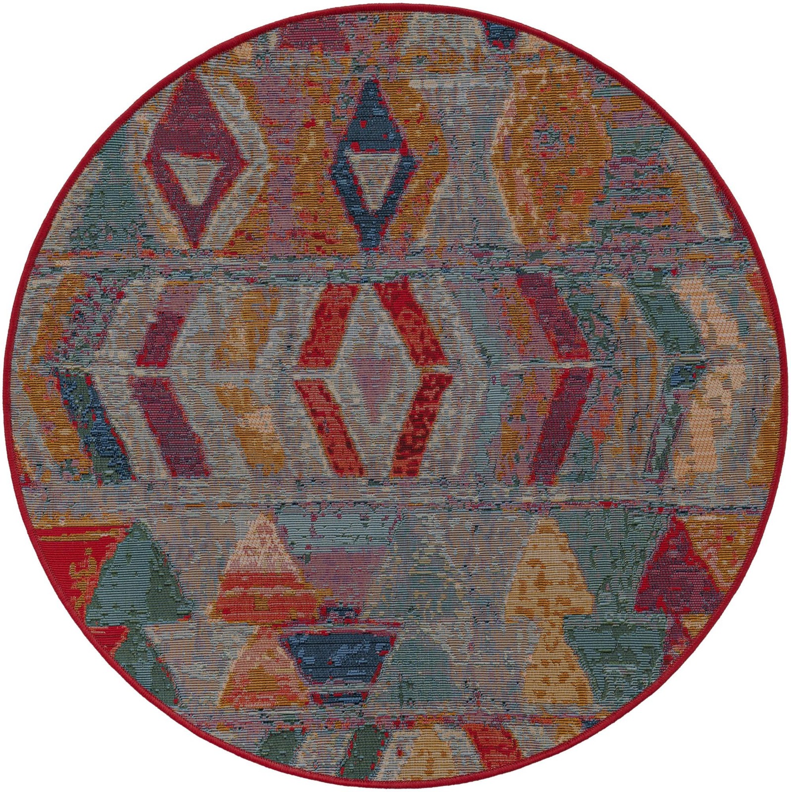 3' x 3' Lomax · Abstract Outdoor Rug