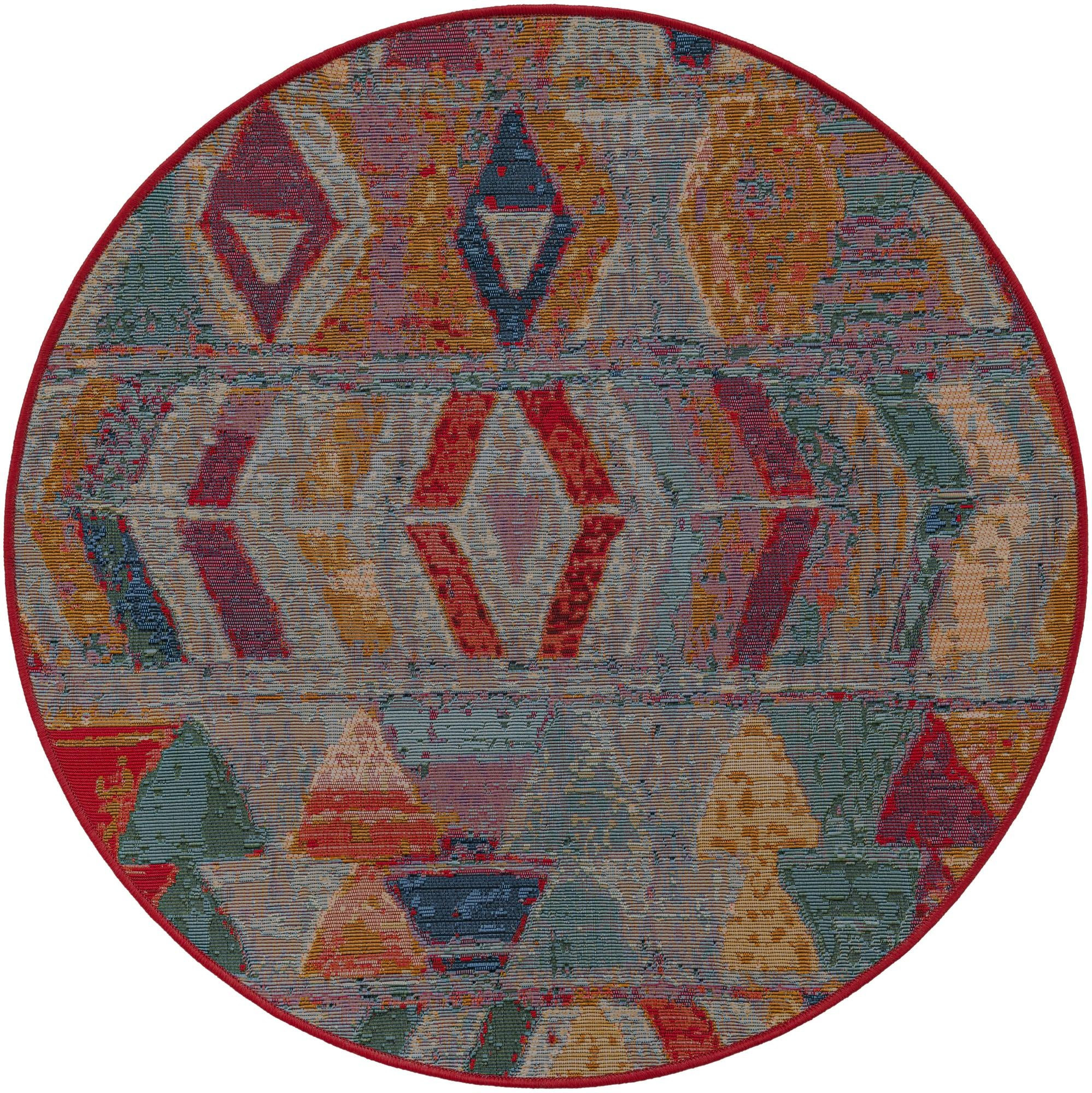 3' x 3' Lomax · Abstract Outdoor Rug