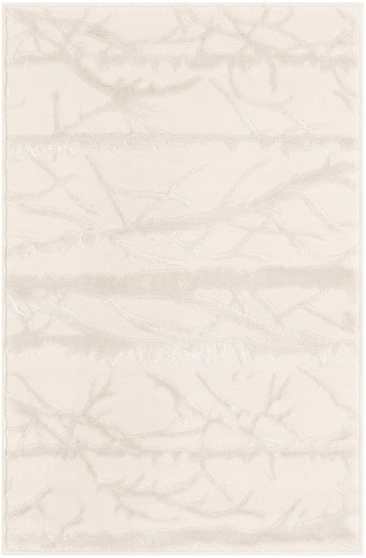 Zane · Floral / botanical rug, ivory