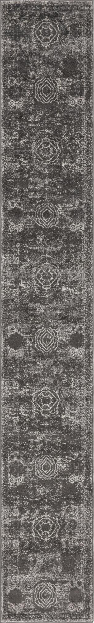 2' x 13' Benedict · Medallion rug, fume